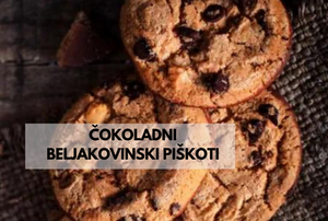 Čokoladni beljakovinski piškoti